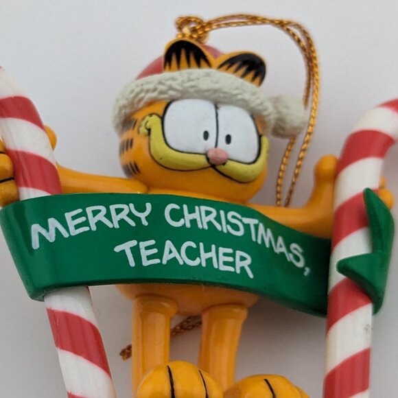 3 Vintage Garfield Christmas Ornaments – Nostalgic Holiday Décor - Picture 2 of 8